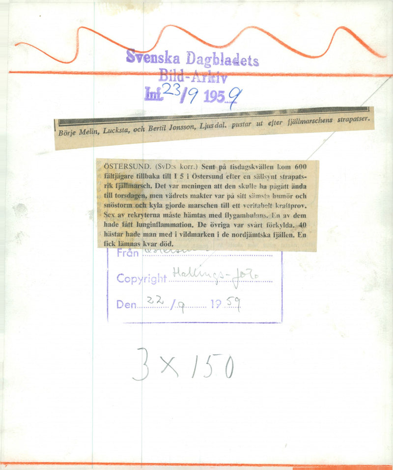 Field maneuver 1957 - Vintage Photograph