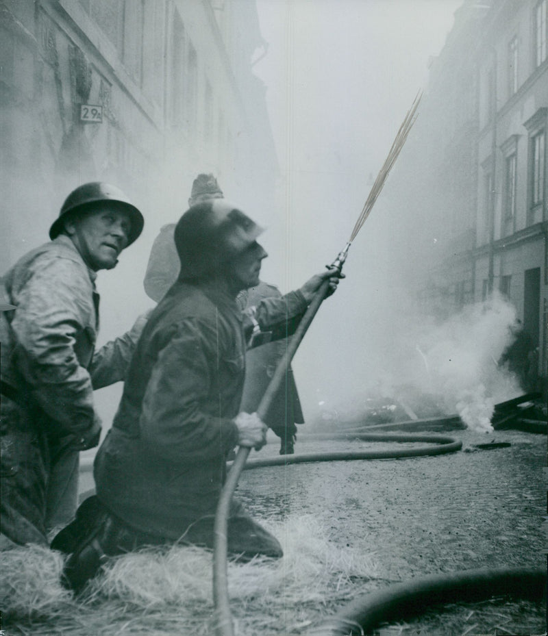 Swedish Military Field maneuvers Jan-June 1944 - Vintage Photograph