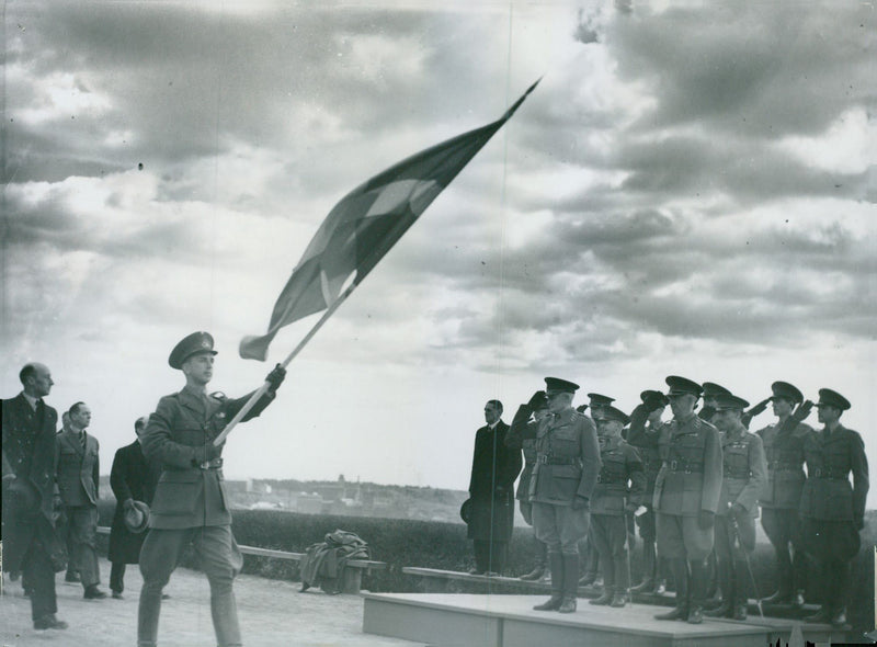 Swedish Military and Army 1941-1943 - Vintage Photograph