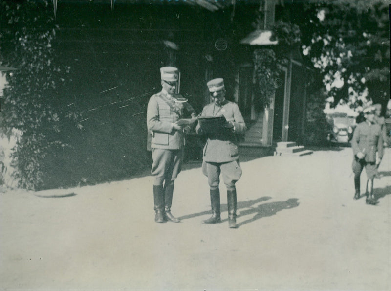 Field maneuvers 1926-1928 - Vintage Photograph