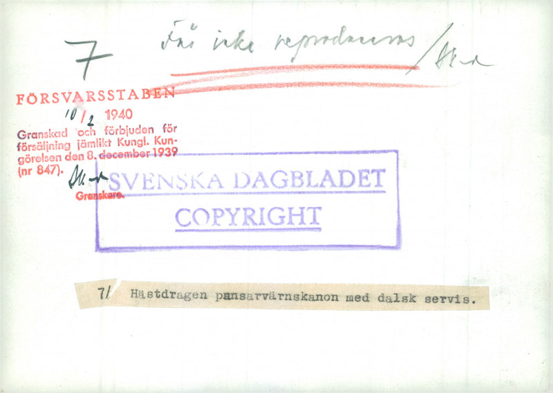 Field maneuvers 1940 - Vintage Photograph