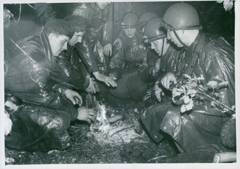 Swedish Military Field Manuevers 1952-1953 - Vintage Photograph