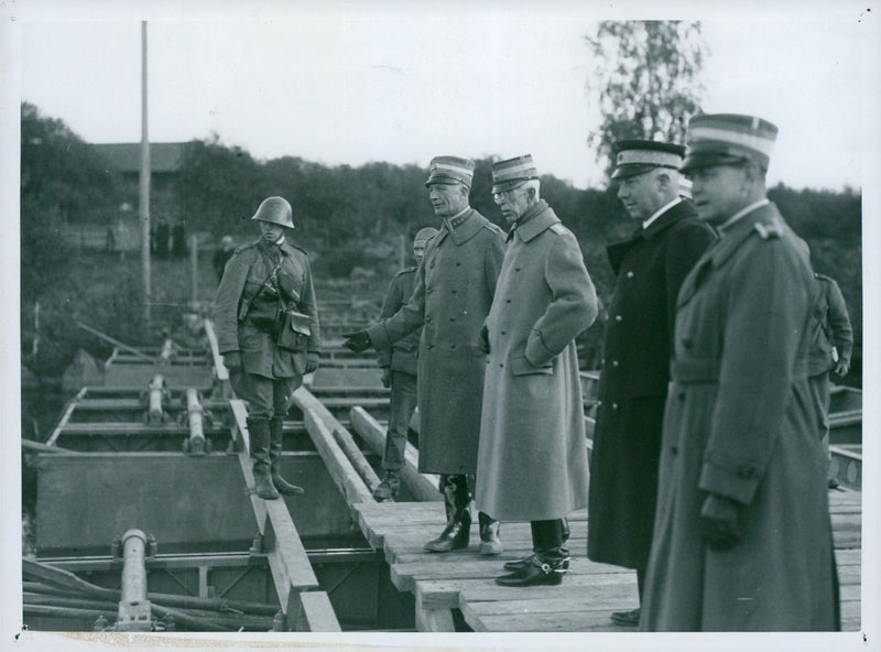 Swedish military maneuver GÃ¤strike manueuver 1936 - Vintage Photograph