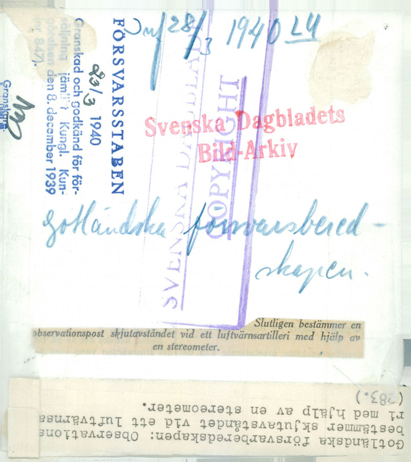 Field maneuvers 1940 - Vintage Photograph