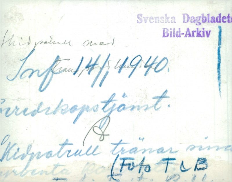 Field maneuvers 1940 - Vintage Photograph