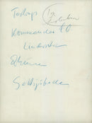 Three soldiers coferring with each other. - Vintage Photograph