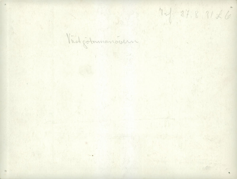 An "injured" soldier is carried aboard an ambulance during the VÃ¤stgÃ¶ta maneuver in 1931 - Vintage Photograph