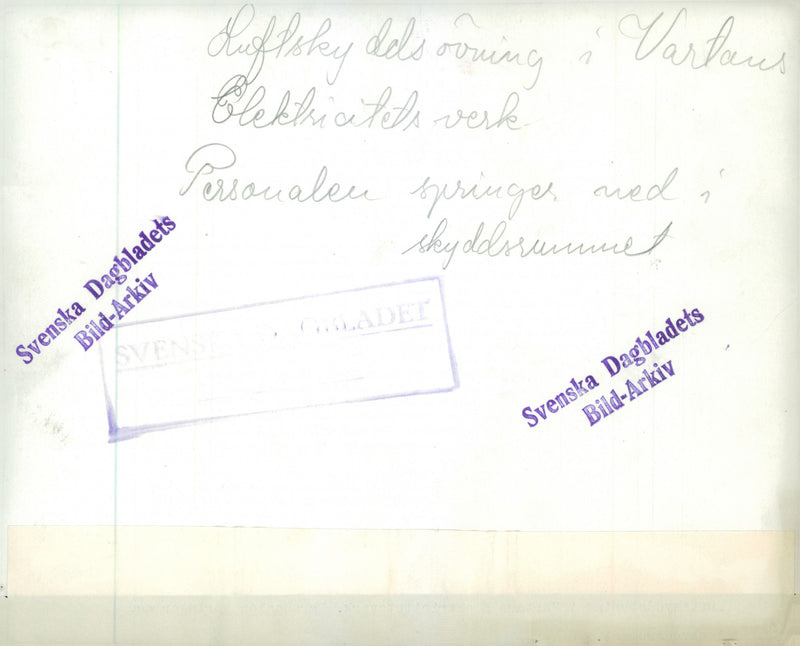 Swedish military air defense 1937 and earlier - Vintage Photograph