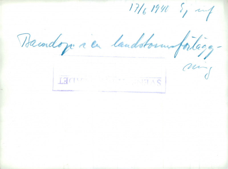 Field maneuvers 1940 - Vintage Photograph