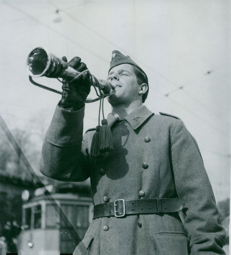 Swedish Military Field maneuvers Jan-June 1944 - Vintage Photograph
