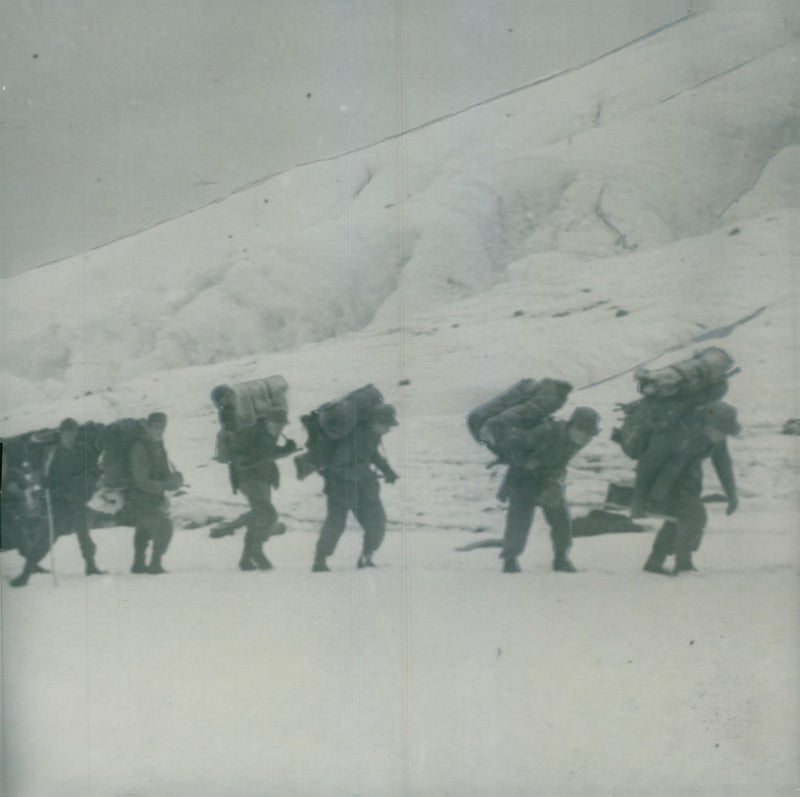 Swedish Military Field Manuevers 1950-1951 - Vintage Photograph