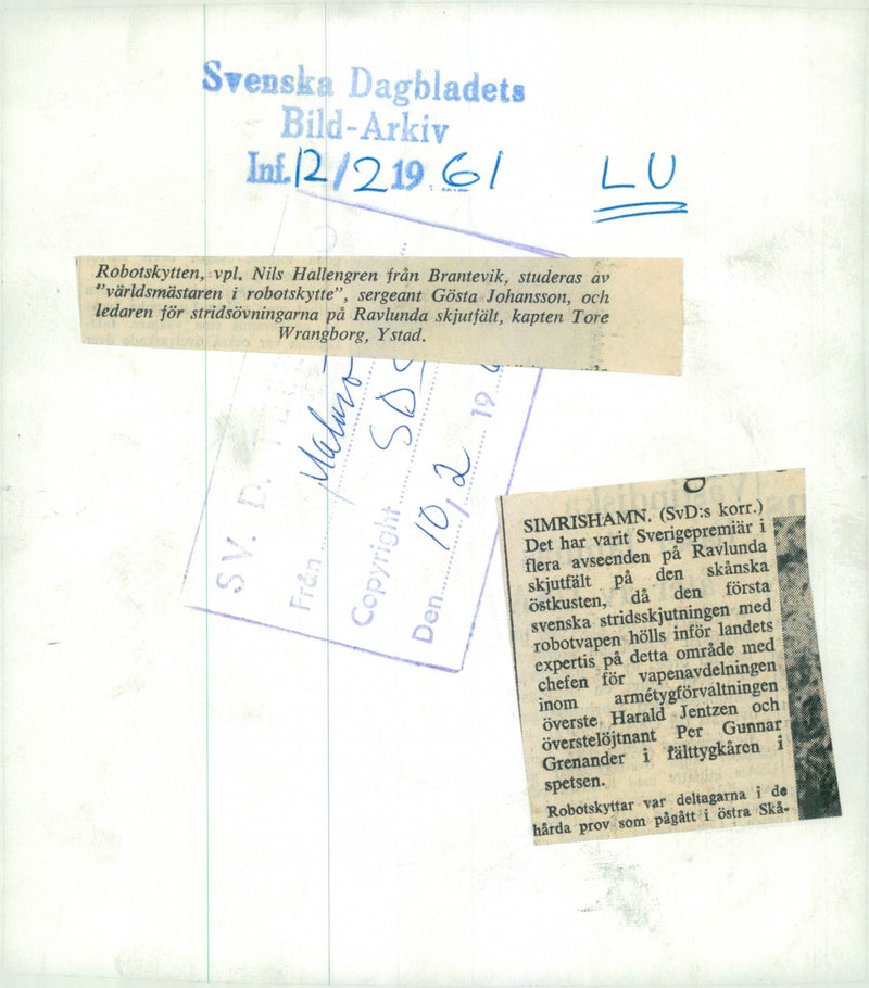 Field maneuver 1957 - Vintage Photograph