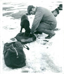 The defense arm Hundskolan in SollefteÃ¥. - Vintage Photograph