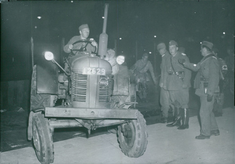 Swedish Military Field Manuevers 1950-1951 - Vintage Photograph