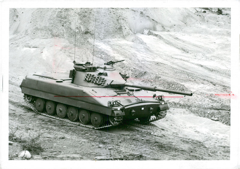 Army tanks 1951 and earlier - Vintage Photograph