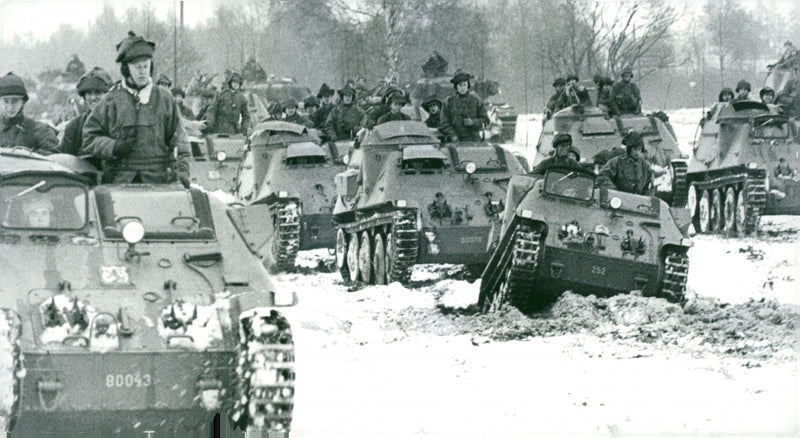 Army tanks 1951 and earlier - Vintage Photograph