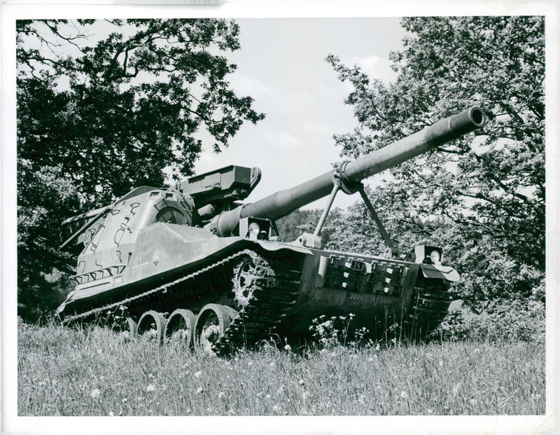 Army tanks 1951 and earlier - Vintage Photograph