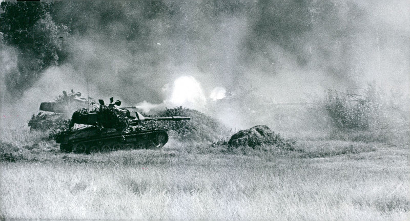 Army tanks 1951 and earlier - Vintage Photograph