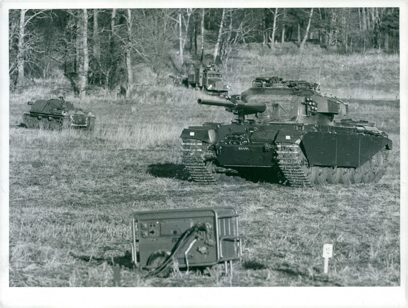 Army tanks 1951 and earlier - Vintage Photograph