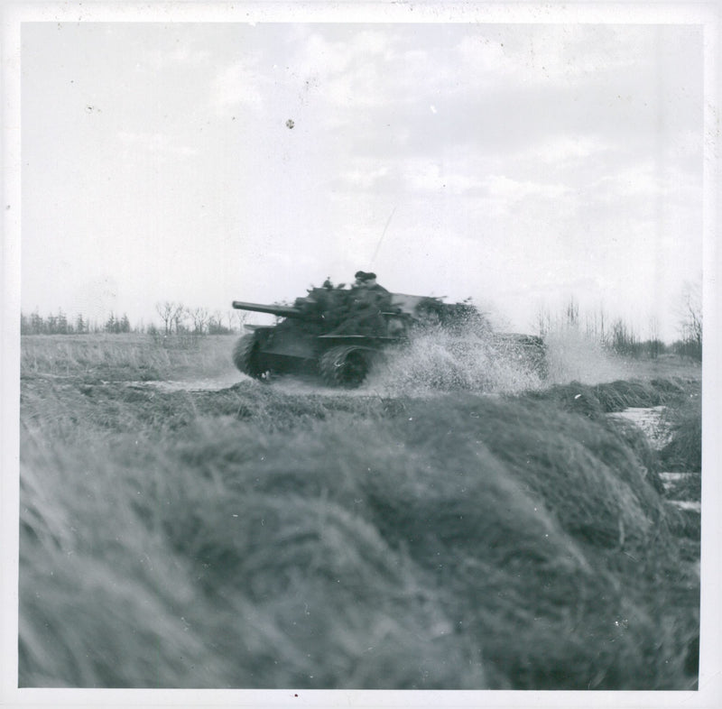 Army tanks 1951 and earlier - Vintage Photograph