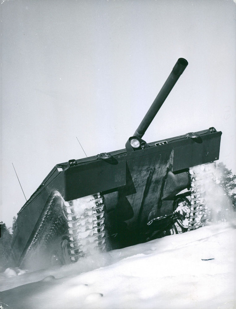 Army tanks 1951 and earlier - Vintage Photograph