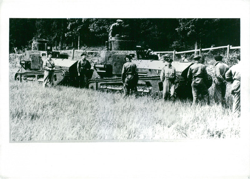 Army tanks 1951 and earlier - Vintage Photograph