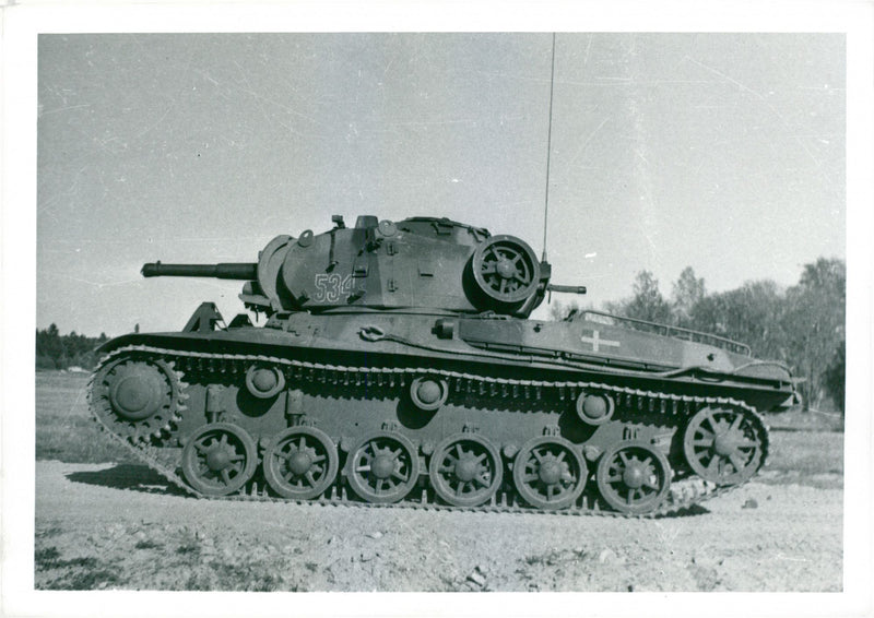 Army tanks 1951 and earlier - Vintage Photograph