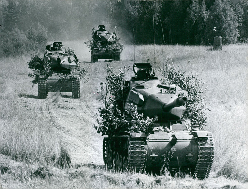 Army tanks 1951 and earlier - Vintage Photograph