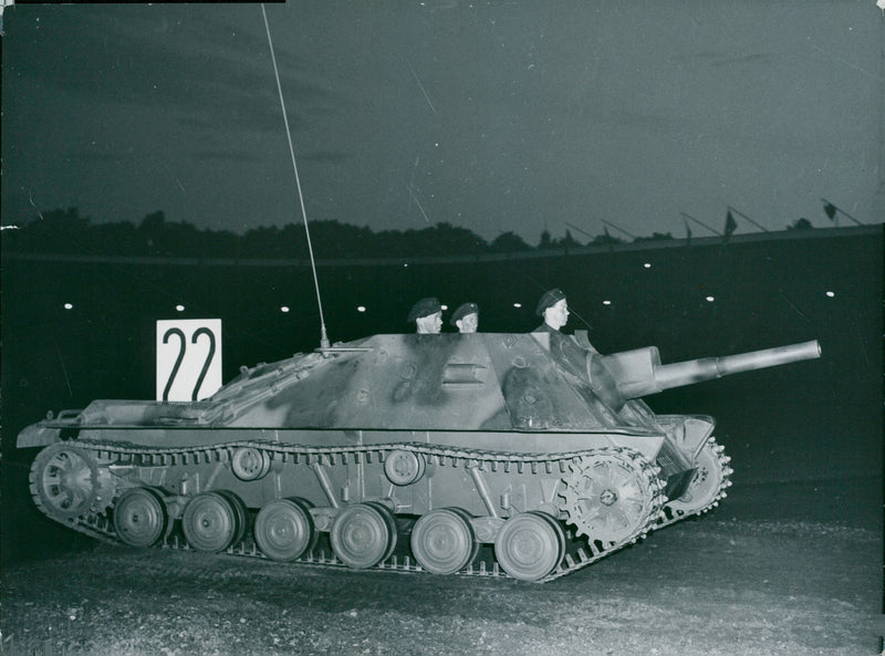 Army tanks 1951 and earlier - Vintage Photograph