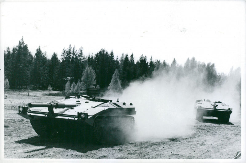 Army tanks 1951 and earlier - Vintage Photograph