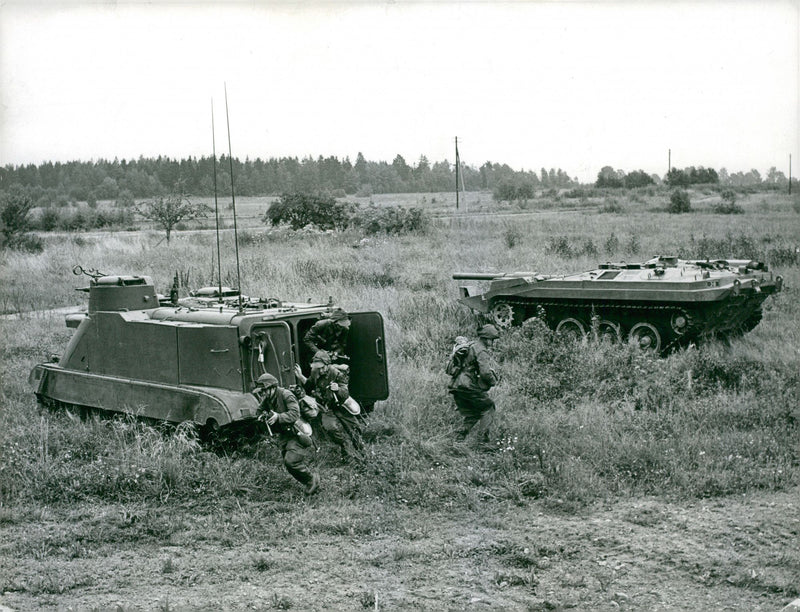 Army tanks 1951 and earlier - Vintage Photograph