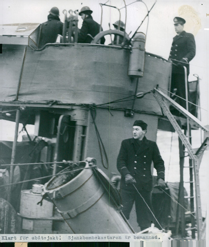 Swedish navy 1941-1945 - Vintage Photograph