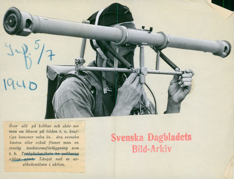 Swedish navy 1945 and earlier - Vintage Photograph