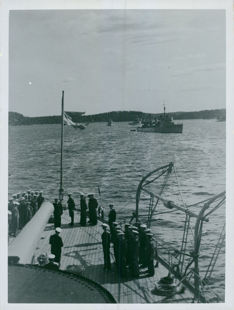 Swedish Marine 1935 - 1937 - Vintage Photograph