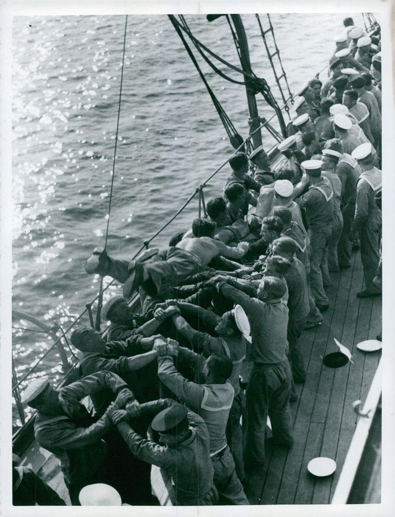 Swedish Marine 1935 - 1937 - Vintage Photograph