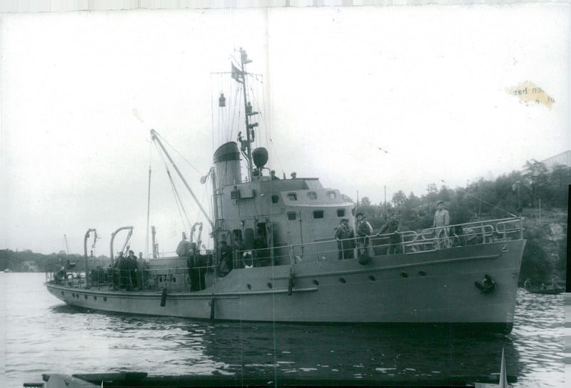 patrol boat - Vintage Photograph