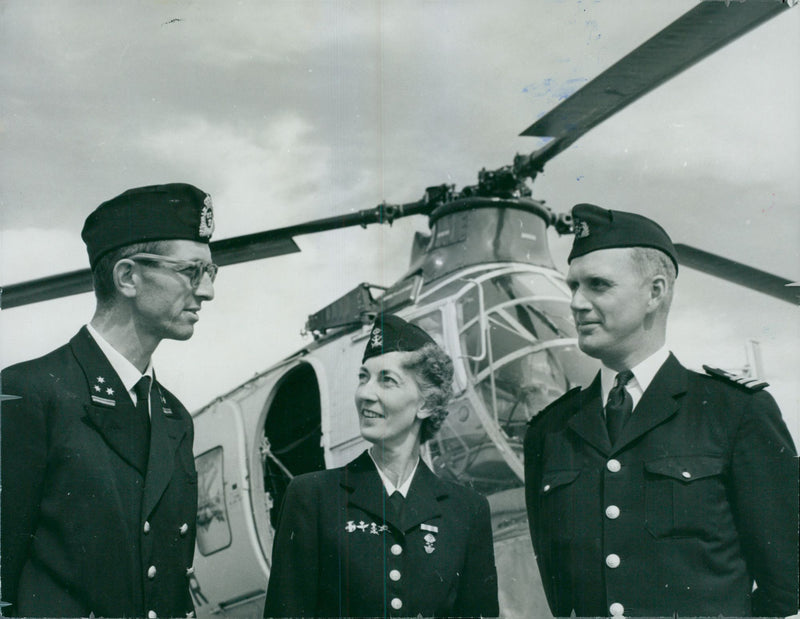 Swedish Military Army helicopters - Vintage Photograph