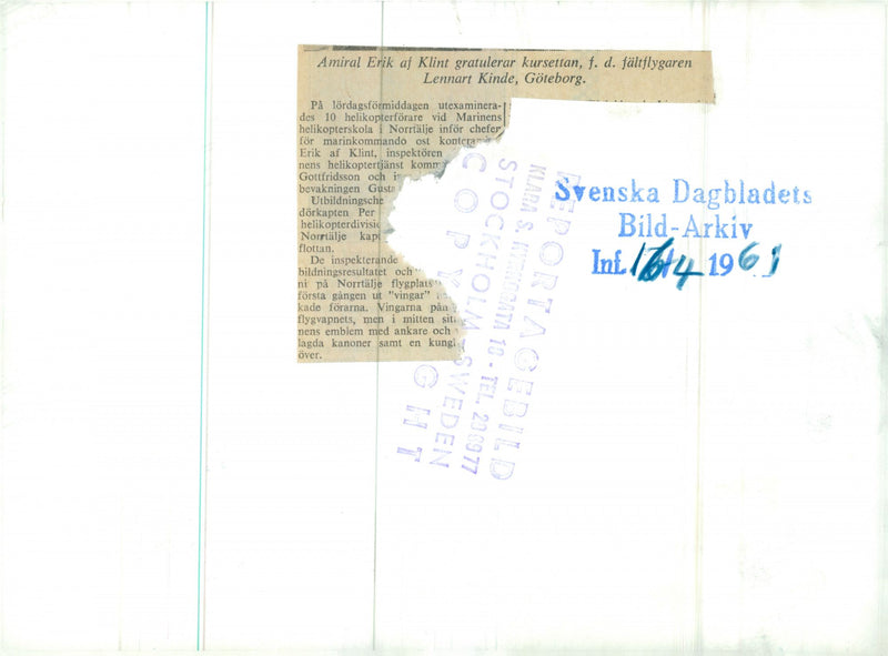 Swedish Military Army helicopters - Vintage Photograph