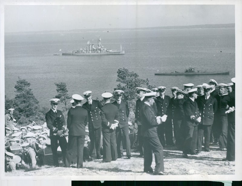 Swedish Marine 1935 - 1937 - Vintage Photograph