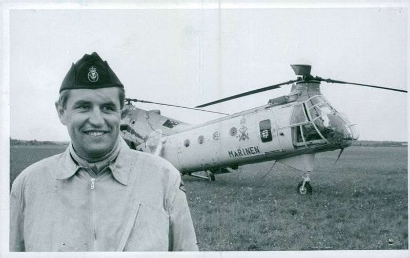 Swedish Military Army helicopters - Vintage Photograph