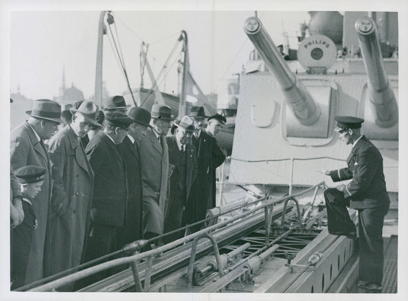 Swedish Marine 1935 - 1937 - Vintage Photograph