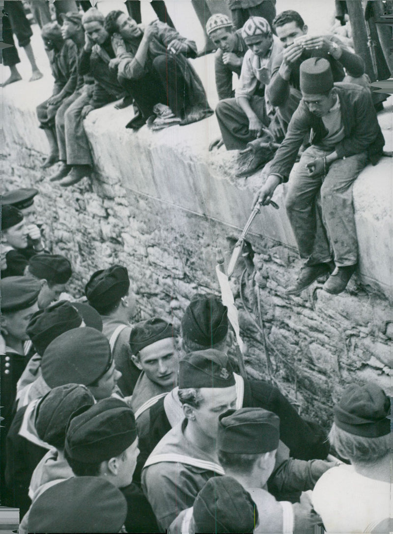 Swedish navy. Military ship Gotland - Vintage Photograph