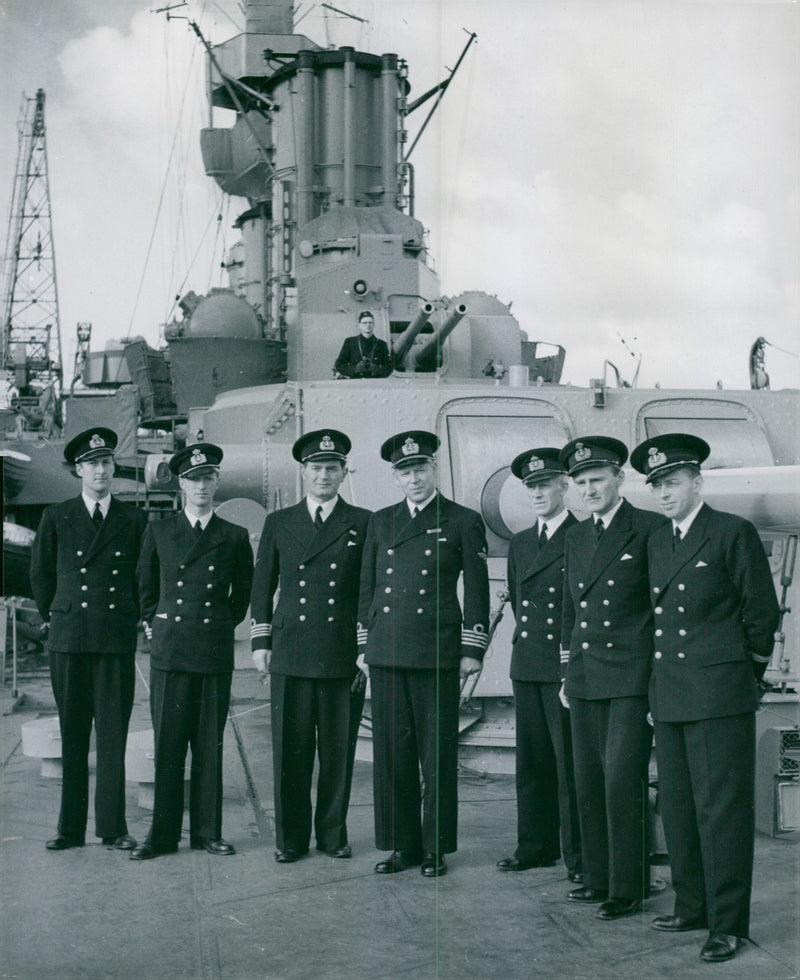 Swedish navy. Military ship Gotland - Vintage Photograph