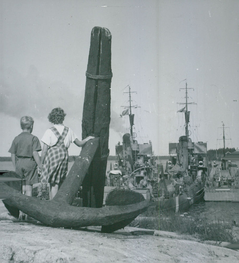 Swedish navy 1941-1945 - Vintage Photograph