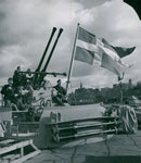 Swedish navy. Military ship Gotland - Vintage Photograph