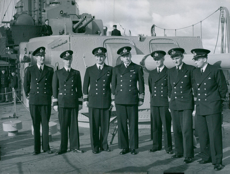 Swedish navy. Military ship Gotland - Vintage Photograph