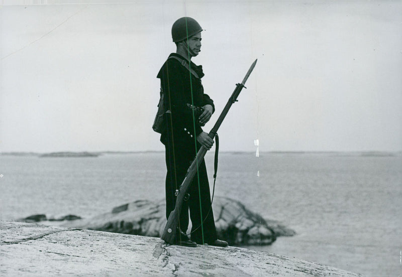 Swedish navy 1945 and earlier - Vintage Photograph