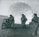 Swedish Military parachute troops - Vintage Photograph