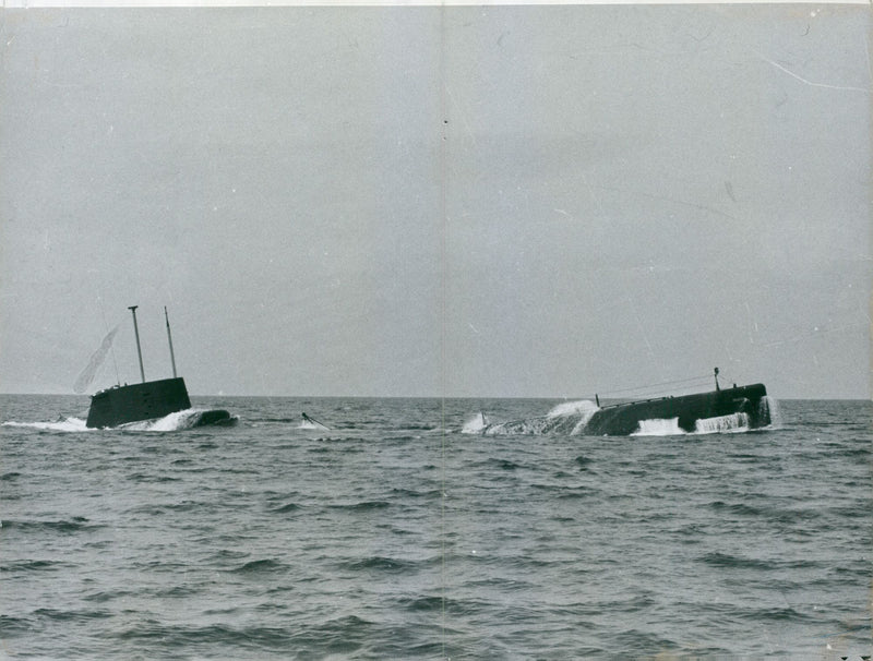 Defense Army Marine Navy Submarines - Vintage Photograph