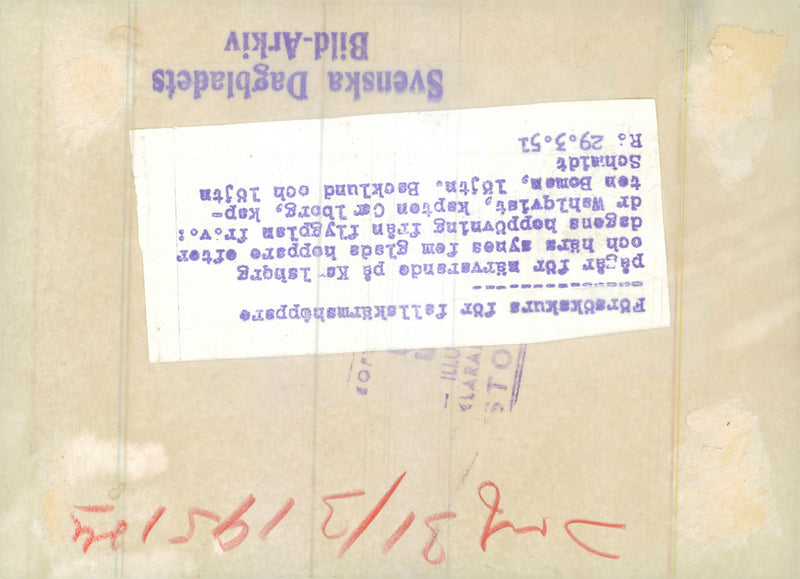 Swedish Military parachute troops - Vintage Photograph